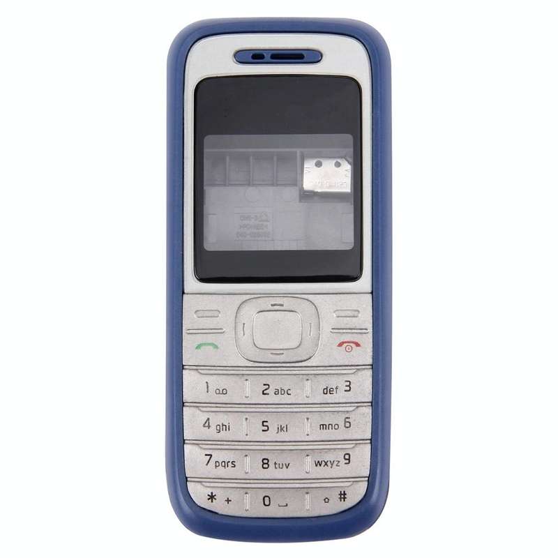 Full Housing Cover (Front Cover + Middle Frame Bezel + Battery Back Cover) for Nokia 1200 / 1208 ...