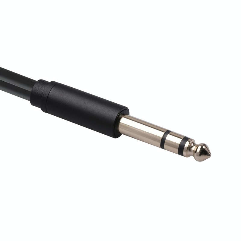 3685 6.35mm Male to Double RCA Male Stereo Audio Cable, Length:1.5m