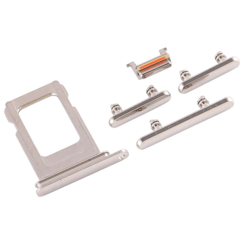 SIM Card Tray + Side Key for iPhone 11 Pro / 11 Pro Max(White)