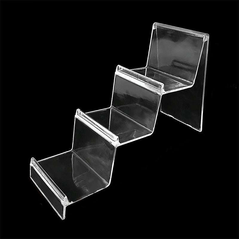 10 PCS Thickened Transparent Wallet Holder Plastic Phone Mask Display Stand Counter Display Stand...