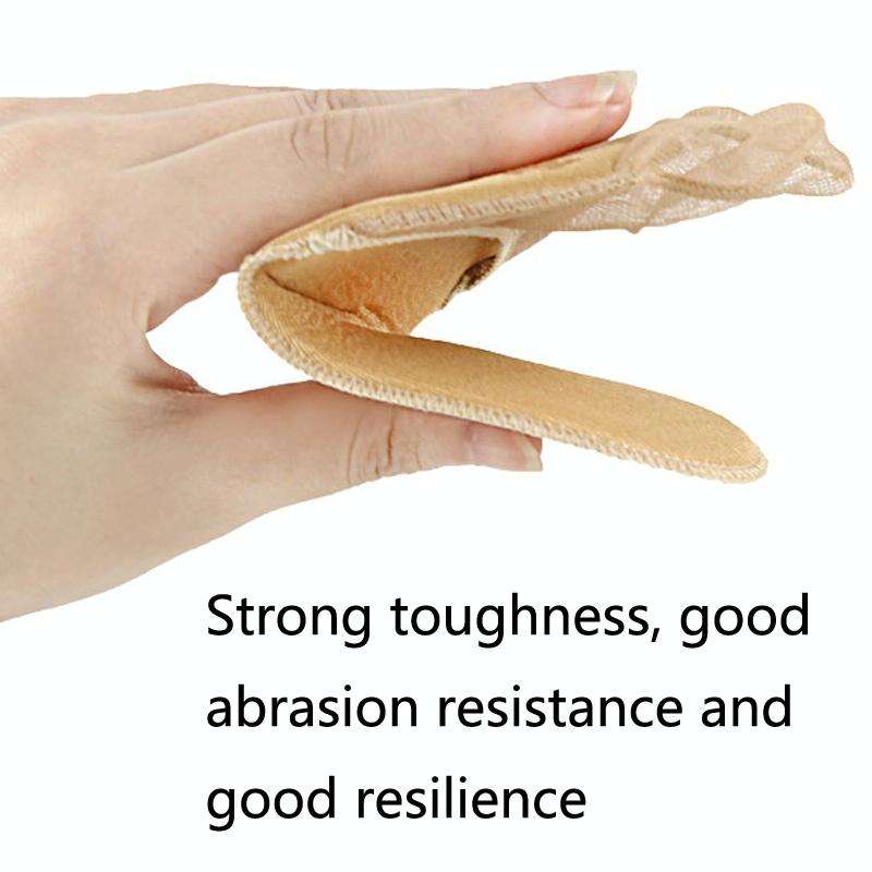 5 Pairs Invisible And Comfortable Sponge Thickened Half Pad Sweat-Absorbent And Breathable Forefo...