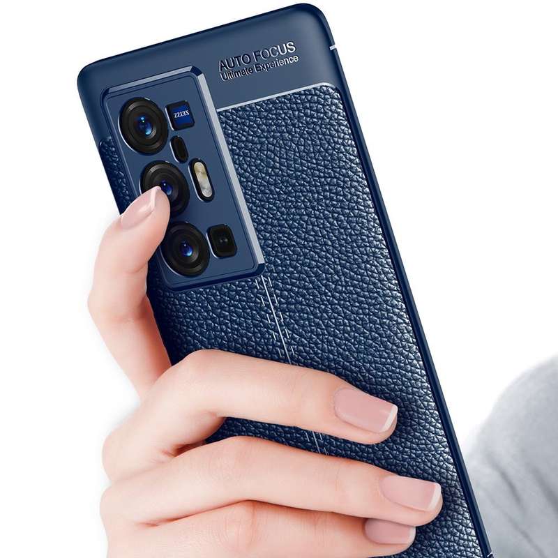 For vivo X70 Pro+ Litchi Texture TPU Shockproof Case(Black)