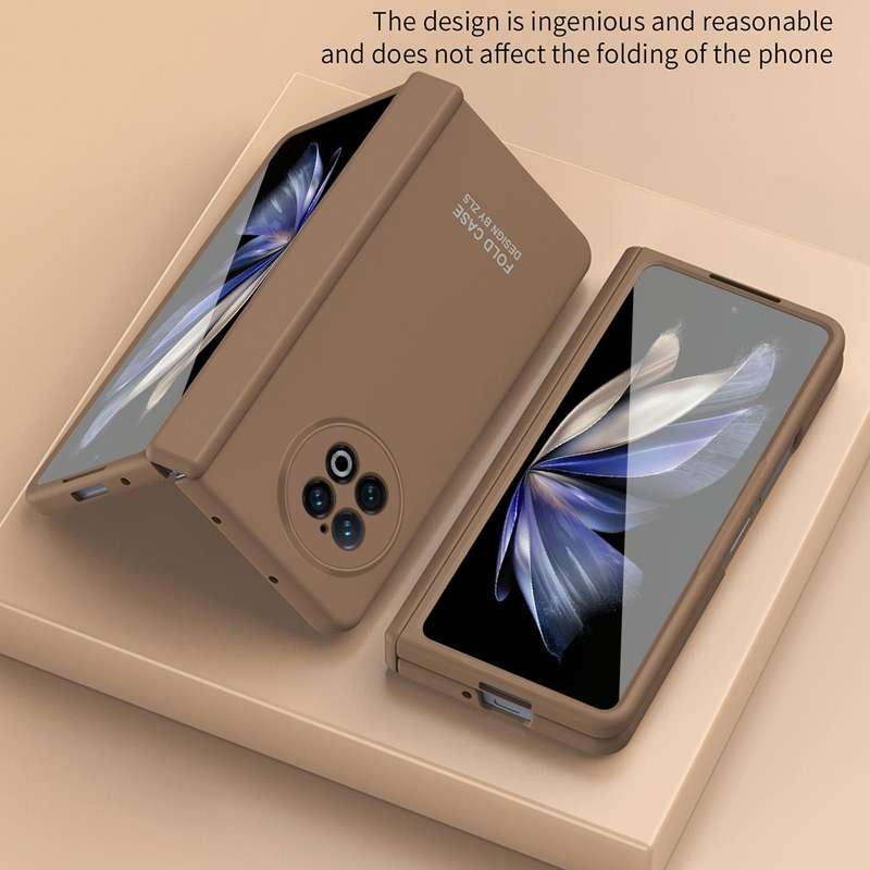 For vivo X Fold2 Extraordinary Series Hinged Folding Full Coverage Phone Case with Pen Slot & Sty...