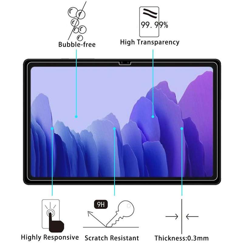 For Samsung Galaxy Tab A7 T500 / Tab A7 10.4 2022 9H HD Explosion-proof Tempered Glass Film