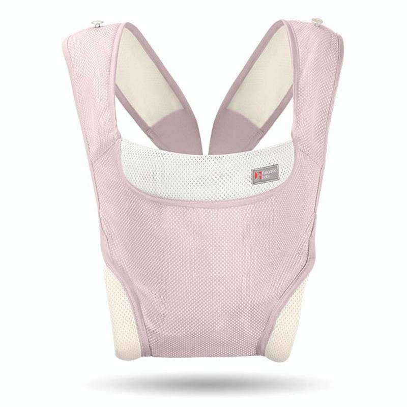 Kangaroo Baby Portable Multifunctional Baby Carrier Front Hold Baby Breathable Carrier(Lotus Color)
