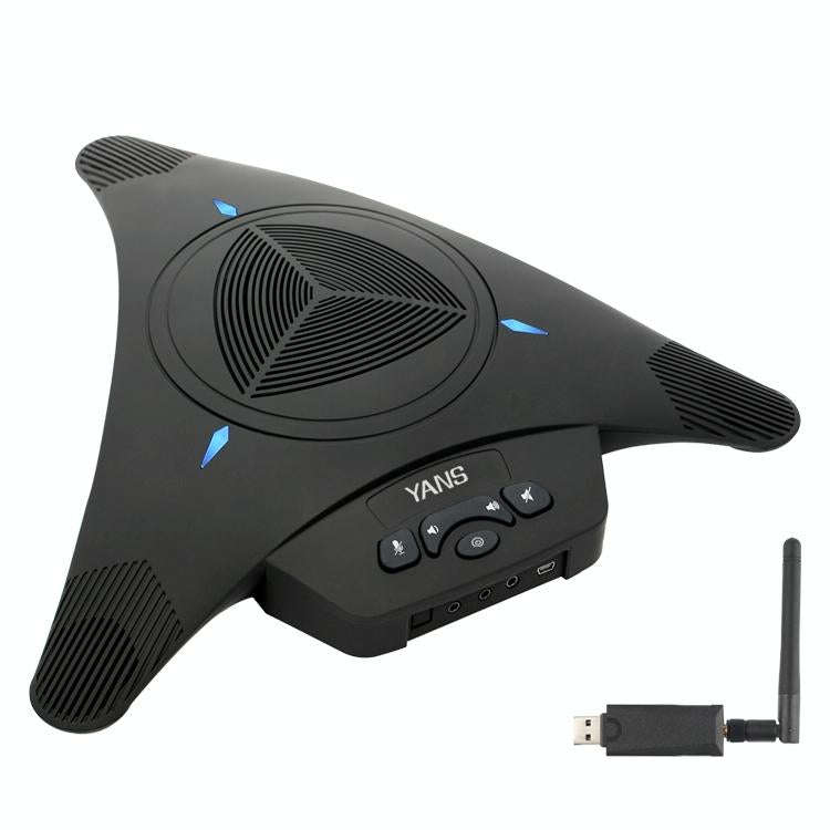 YANS YS-M21W USB Mini Port Video Conference Omnidirectional Microphone (Black)