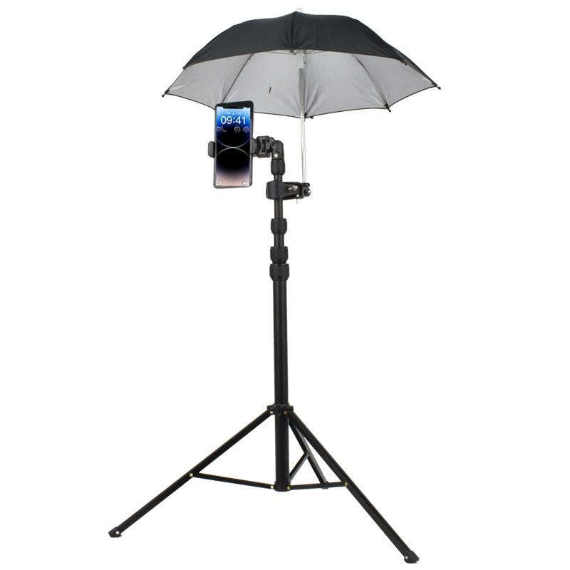 50cm Camera Umbrella Sunshade Adjustable Mobile Phone Parasol With Clip