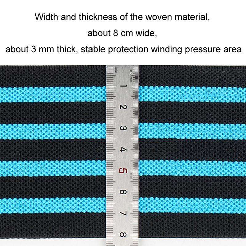 Elastic Squat Knee Strap Strength Training Protector Strap(Black Sapphire)