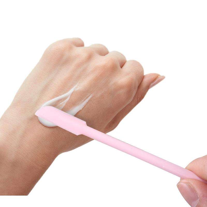 3 in 1 Silicone Beauty Spatula Sauce Applicator Cream Spatula Set(Pink)