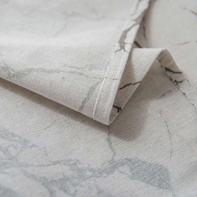Marble Pattern Minimalist Tablecloth Cover Table Cloth Cotton Linen Dust-proof Cabinet Cloth, Siz...