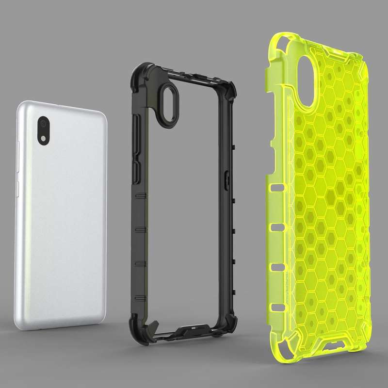 For Alcatel 1B (2020) Shockproof Honeycomb PC + TPU Case(Blue)