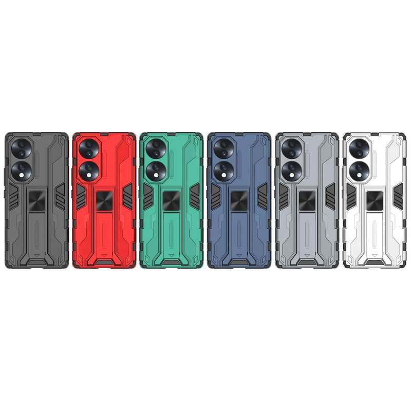 For Honor 70 5G Supersonic PC + TPU Shock-proof Protective Phone Case(Black)
