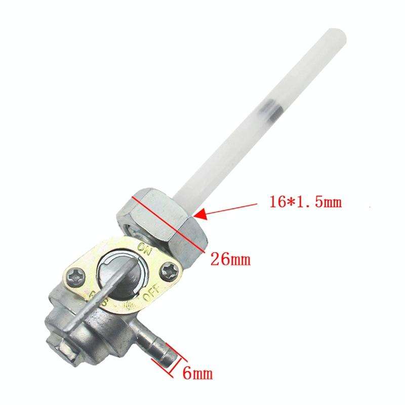 2 PCS Motorcycle Fuel Tap Valve Petcock Fuel Tank Gas Switch for Honda CB400/CB500/CB550/CB750(Wh...