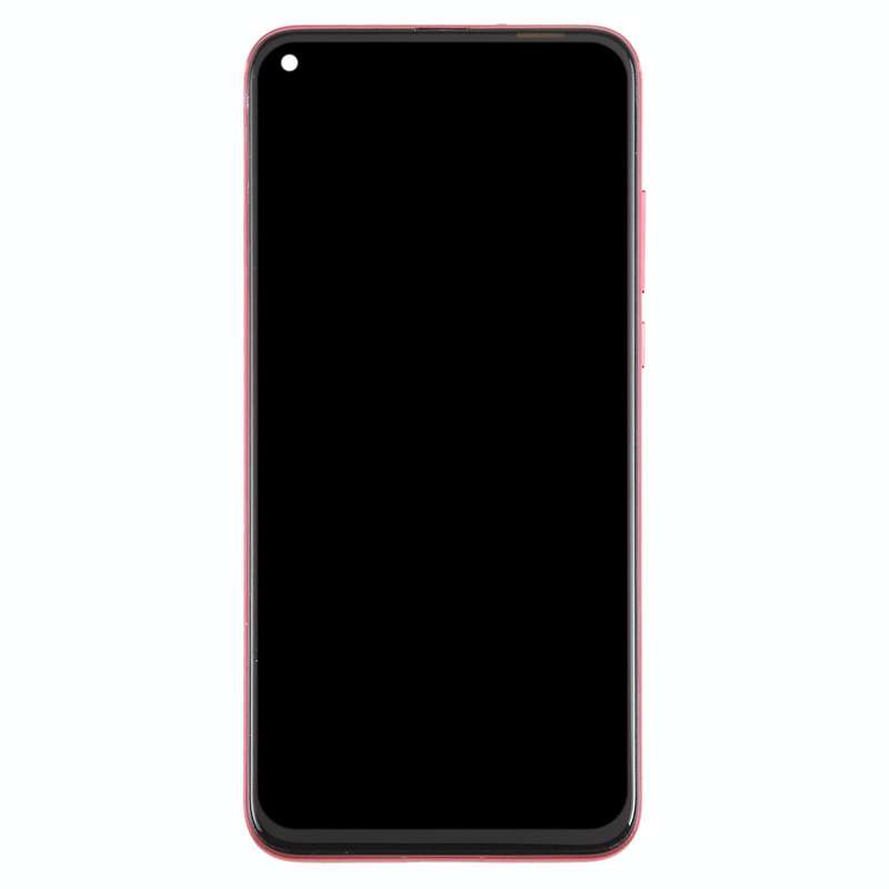 For Honor View 20 Original LCD Screen Digitizer Full Assembly with Frame (Red)