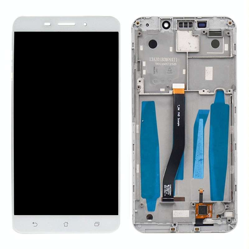 OEM LCD Screen for Asus ZenFone 3 Laser ZC551KL Z01BD Digitizer Full Assembly with FrameWhite)