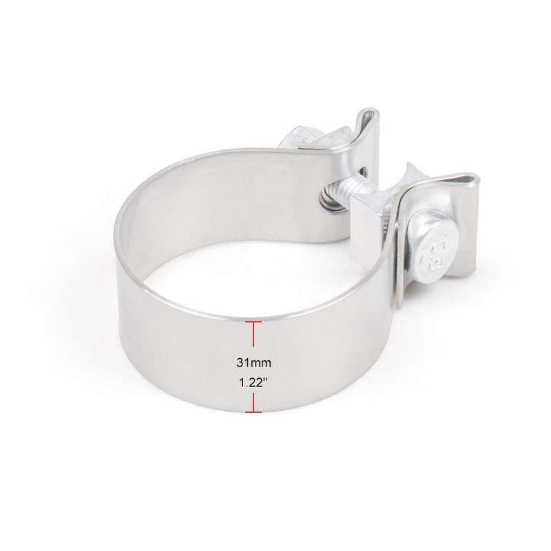 2.5 inch Car Turbo Exhaust Downpipe O-Band Clamp Stainless Steel 304 Flange Clamp