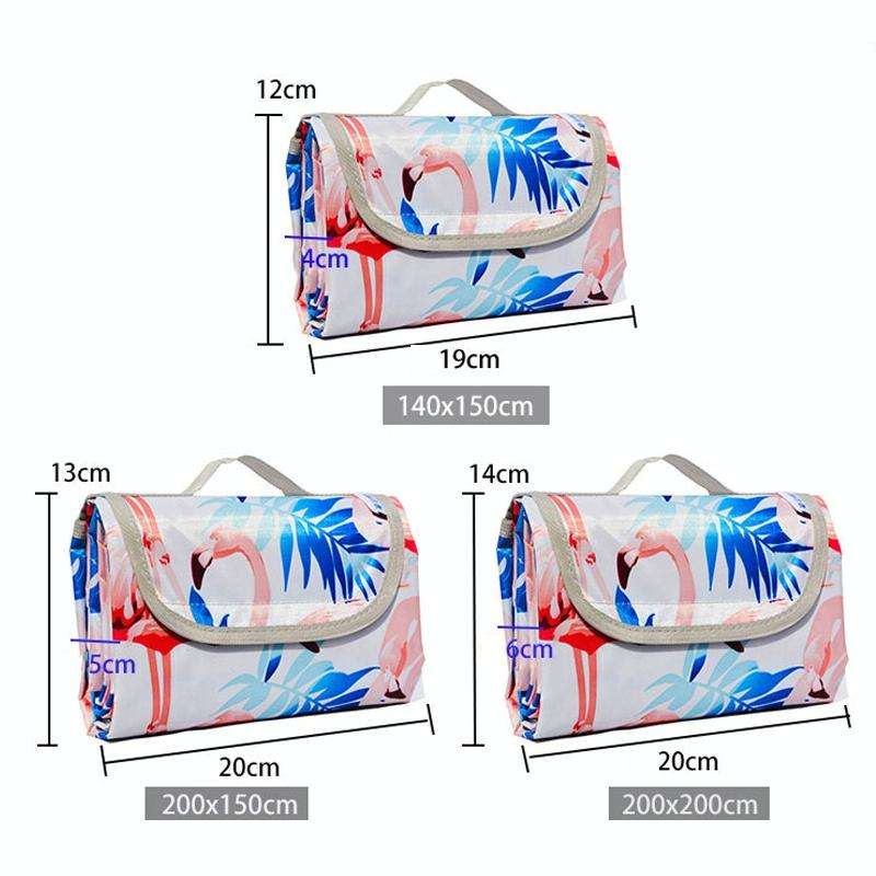 Spring Outing Portable Moisture-proof Picnic Mat Outdoor Tent Campground Mat, Size: 150x200cm(Blue)