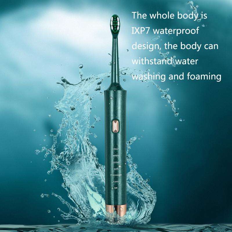 AW-175 Adult Household USB Sonic Electric Toothbrush Couple Toothbrush(White)