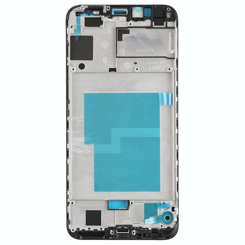 Front Housing LCD Frame Bezel for Huawei Honor Play 7A(Black)