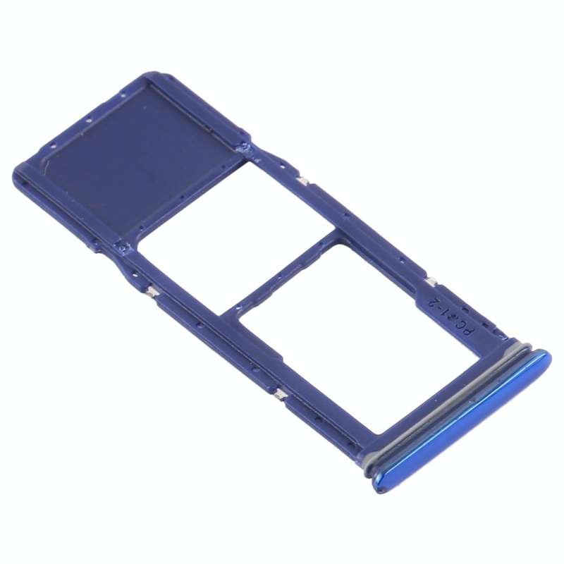 For Samsung Galaxy A9 (2018) SM-A920 SIM Card Tray + Micro SD Card Tray (Blue)