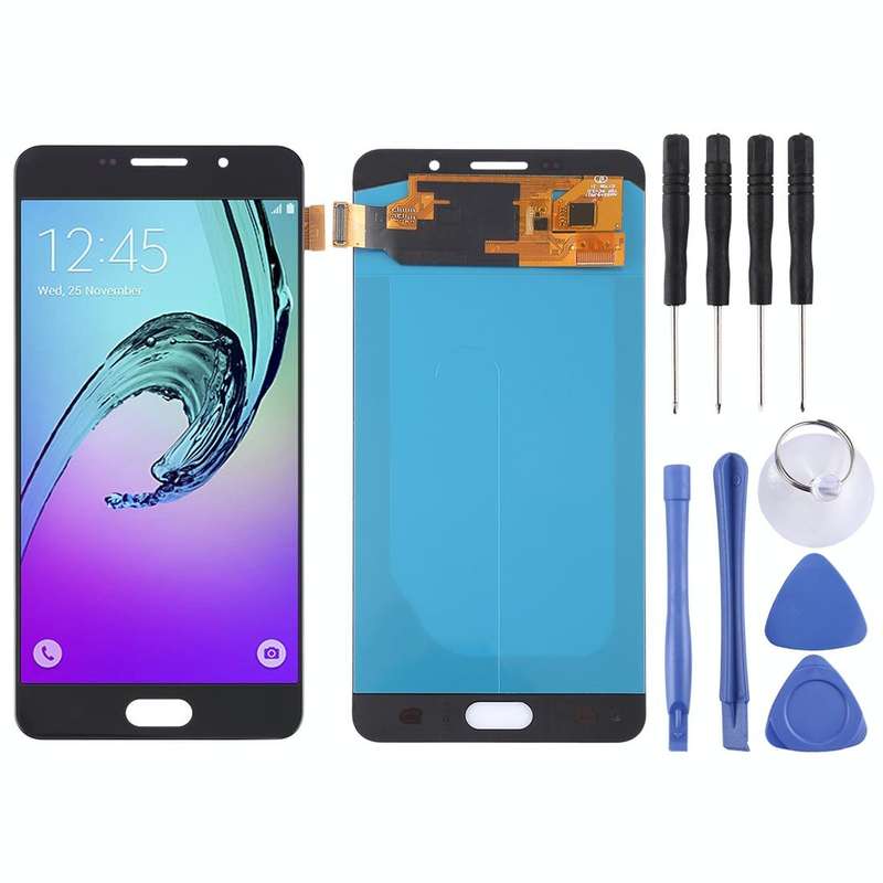 LCD Screen and Digitizer Full Assembly (OLED Material ) for Galaxy A7 (2016), A710F, A710F/DS, A7...