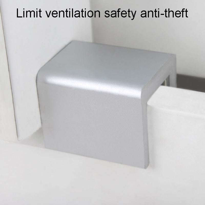 Child Safety Protection Screen Window Limiter Sliding Door Latch With Key, Model: Wider Model+L S...