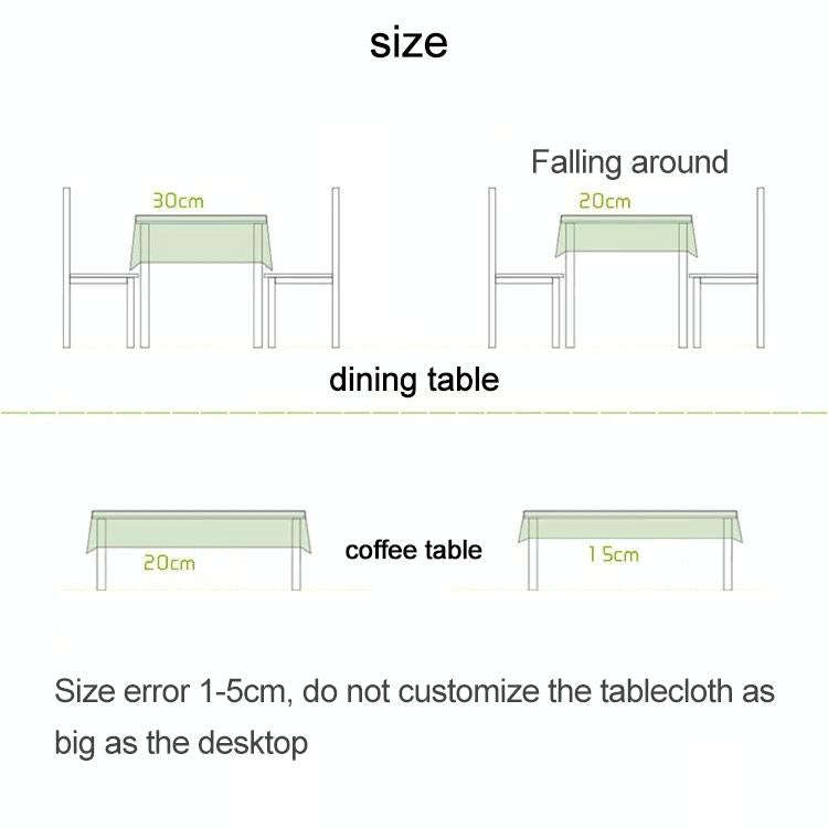New Fashion European Ethnic Style Colorful Ball Tassel Cotton Tablecloth