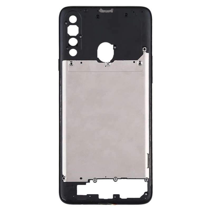 For Samsung Galaxy A20s  Middle Frame Bezel Plate (Black)