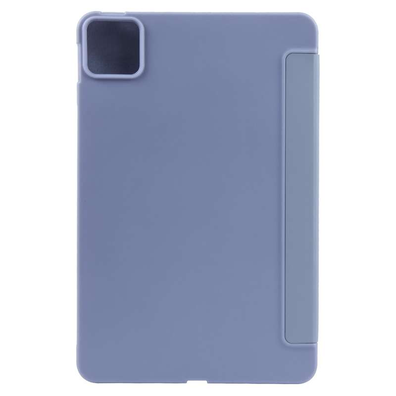 For Xiaomi Pad 6 / Pad 6 Pro Three-fold Holder Flip Tablet Leather Case(Purple)