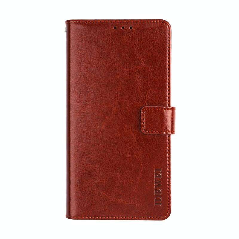 For Wiko Y50 idewei Crazy Horse Texture Horizontal Flip Leather Case with Holder & Card Slots & W...