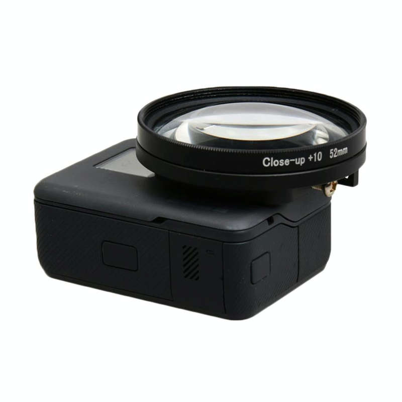 For GoPro HERO5 Sport Action Camera Proffesional 52mm 10X Macro Lens Close-up Filter