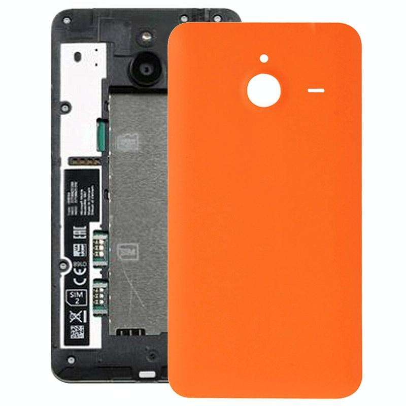 Frosted Surface Plastic Back Housing Cover  for Microsoft Lumia 640XL(Orange)