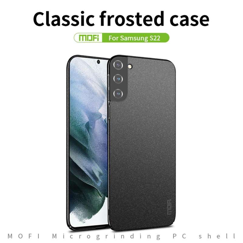 For Samsung Galaxy S22 5G MOFI Fandun Series Frosted Ultra-thin PC Hard Phone Case(Black)
