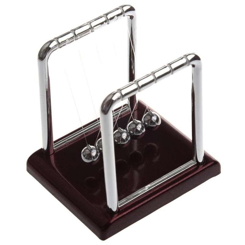 Newton Pendulum Ball Energy Conservation Collision Ball Momentum Transfer Demonstrator Physics Te...
