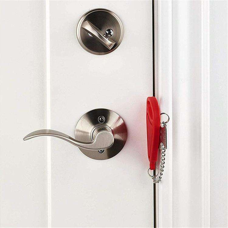 Portable Security Lock Door Lock Anti-theft Lock, Style:T Type