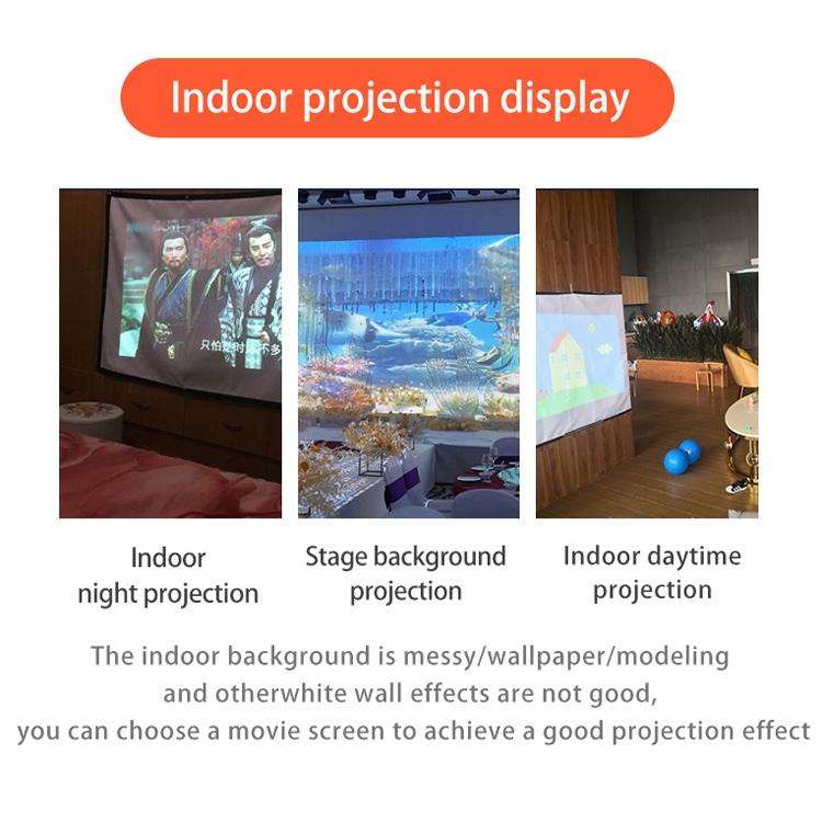 Simple Folding High Density Polyester Projector Film Curtain, Size:120 inch (16:9) Projection Are...