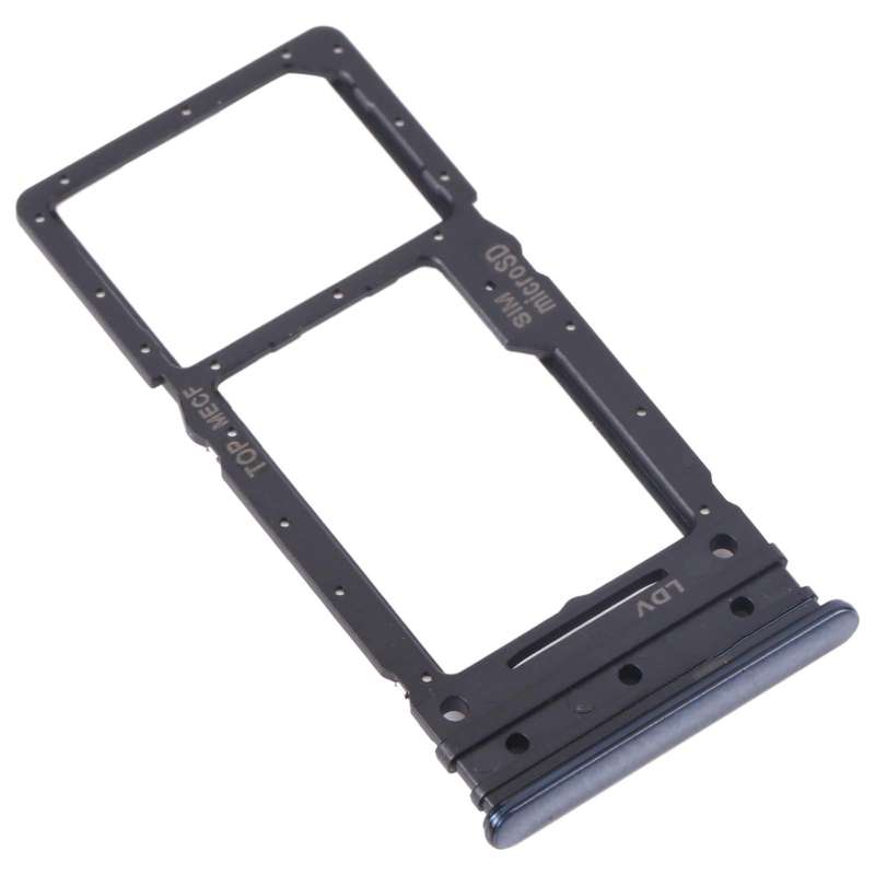 For Samsung Galaxy M53 SM-M536B Original SIM Card Tray + Micro SD Card Tray (Black)