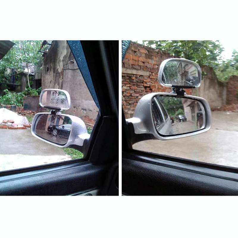 Car Blind Spot Side View Wide Angle Convex Mirror Vision Collection Side View Mirror Blind Spot M...