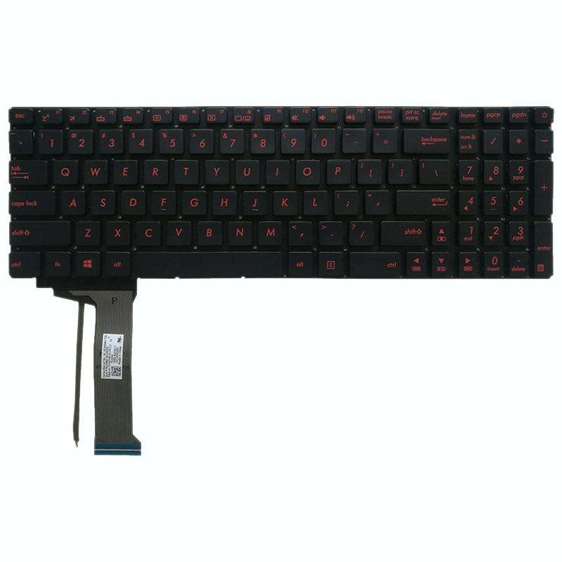 US Keyboard with Backlight for Asus GL551 GL551J GL551JK GL551JM GL551JW GL551JX G552 G552V G552V...