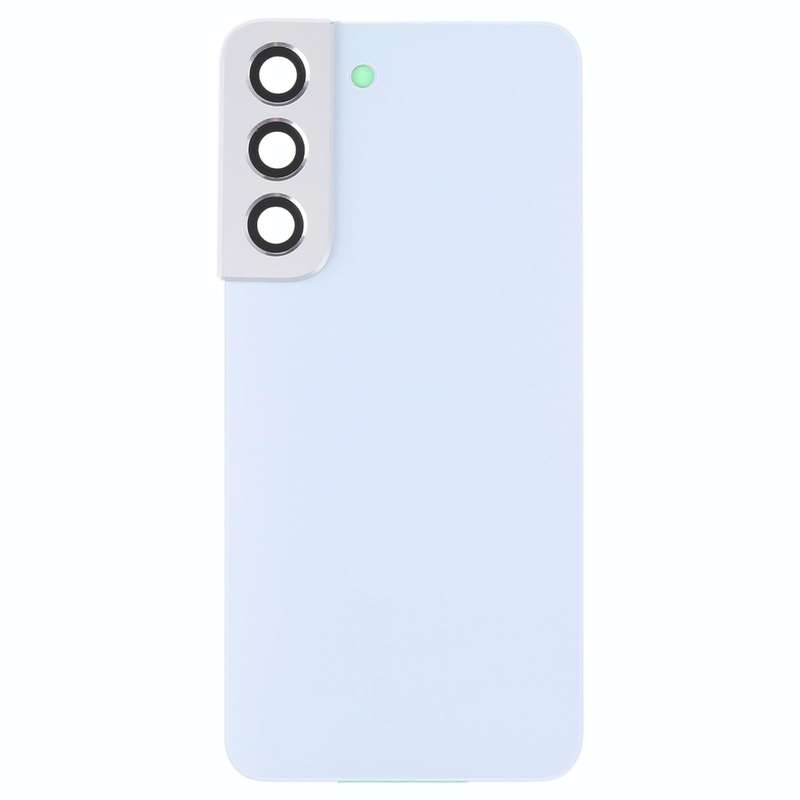 For Samsung Galaxy S22 5G SM-S901B Battery Back Cover with Camera Lens Cover (White)