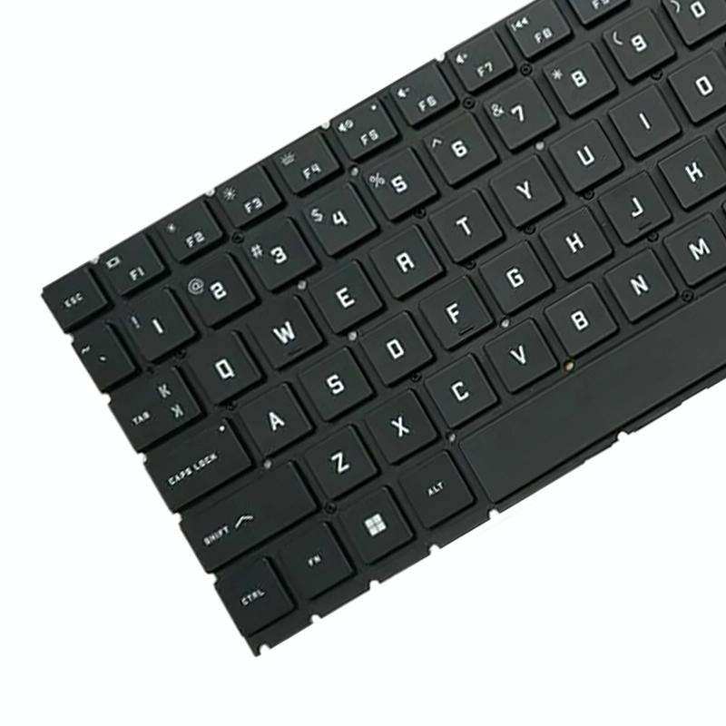 For HP Omen 15-EK 15-EK0019NR 15-EN 15-EN0013DX TPN-Q236 Laptop Keyboard (White)
