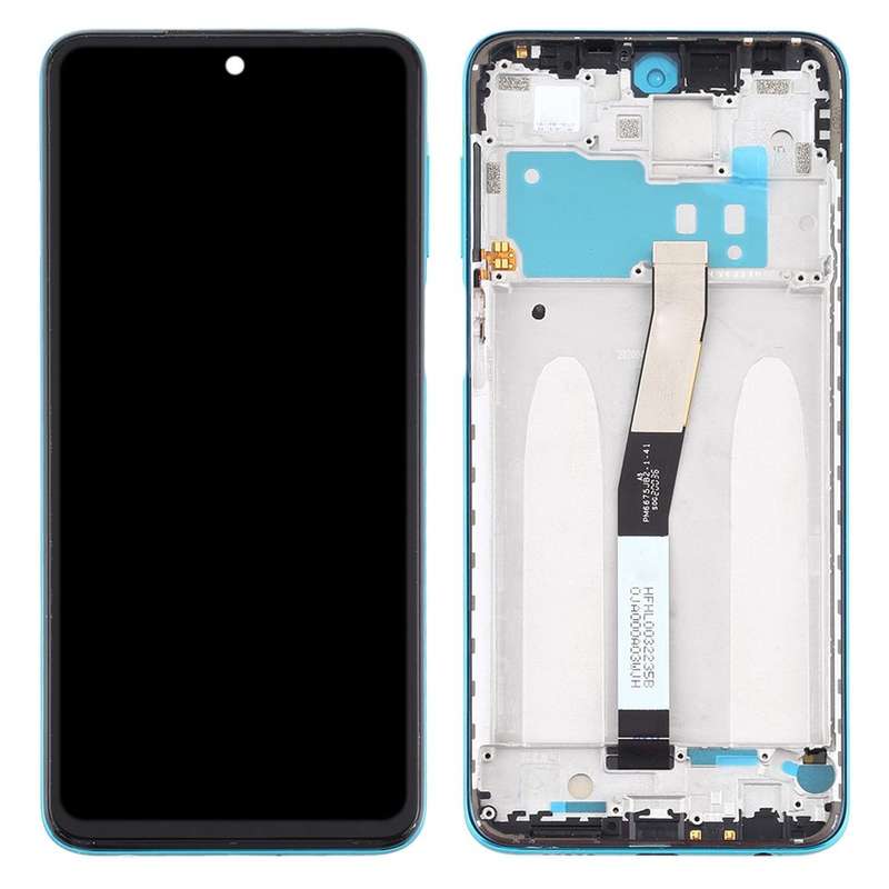 LCD Screen and Digitizer Full Assembly with Frame for Xiaomi Redmi Note 9S / Redmi Note 9 Pro Max...
