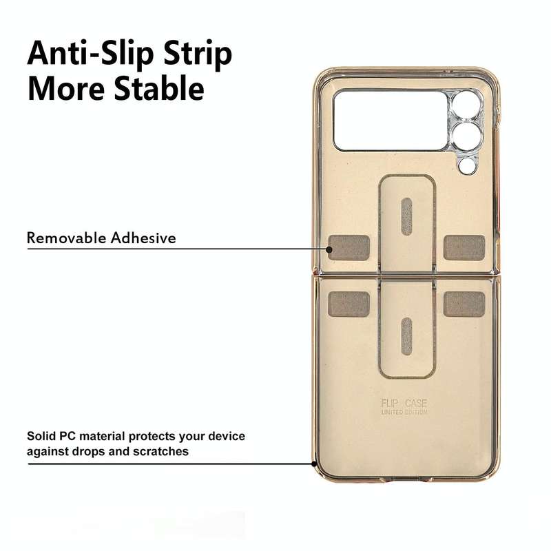 For Samsung Galaxy Z Flip3 5G GKK Handbag Design Leather + PC Phone Case(Black)