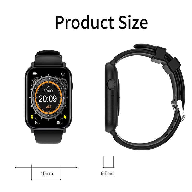 Q28 1.8 inch Color Screen Smart Watch,Support Heart Rate Monitoring / Blood Pressure Monitoring(P...