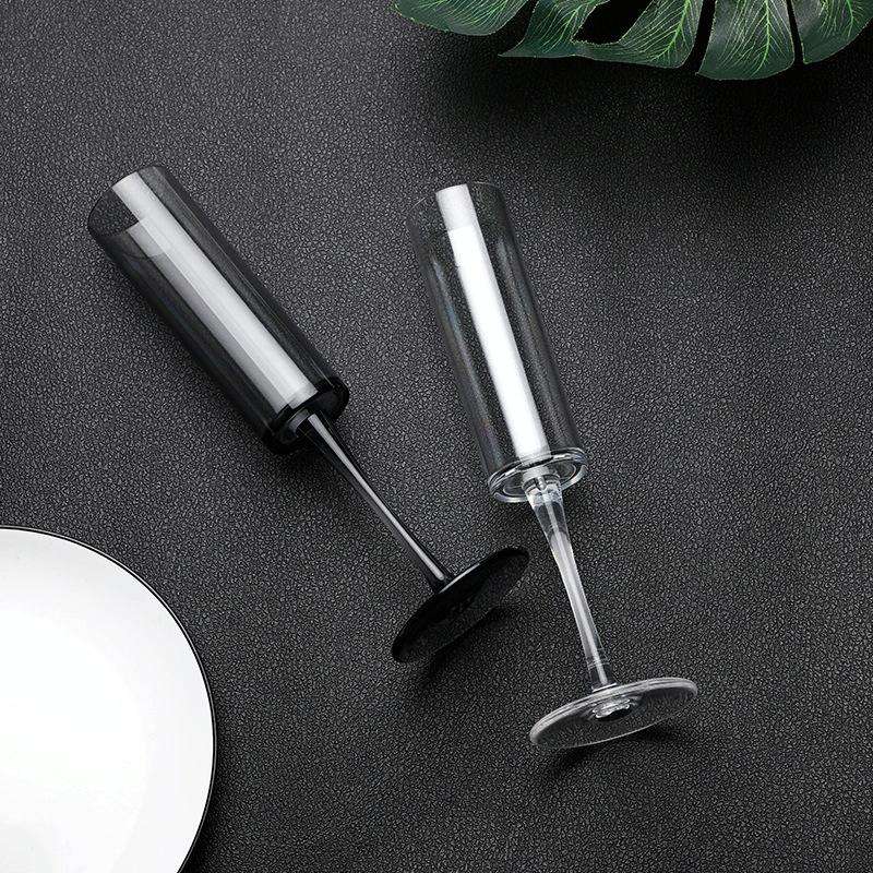 165ml Household Acrylic Champagne Glasses(Transparent)