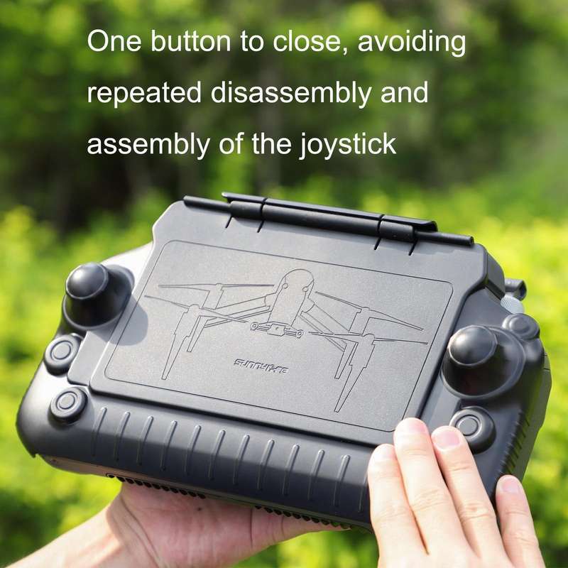 Sunnylife YK570 For DJI RC Plus Remote Control Protective Hood Plate Protective Cover(Black)