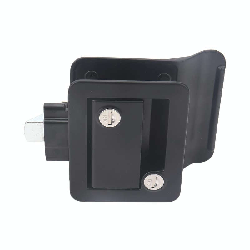 A5981-03 Black RV Paddle Entry Door Lock Latch