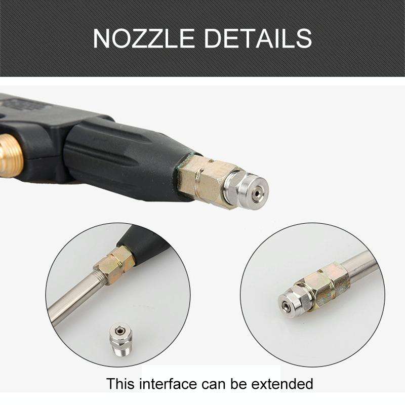 High Temperature High Pressure Large Hole Nozzle Water Gun for Steam Car Washer, Spray Nozzle Sec...