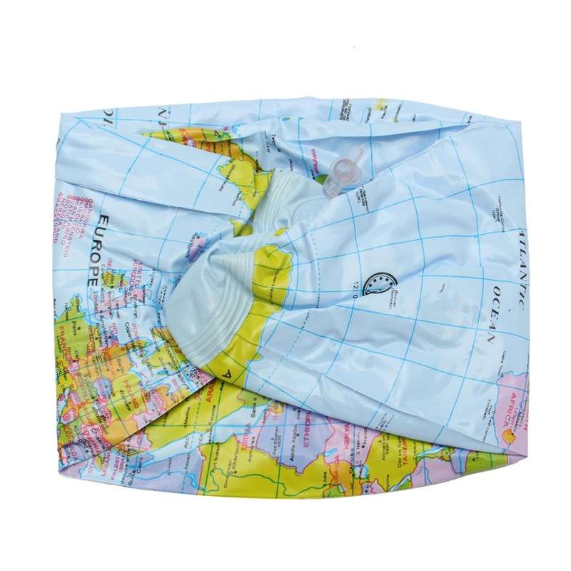 Inflatable Globe World Earth Ocean Map Ball Geography Learning Kids Educational Beach Ball , Size...