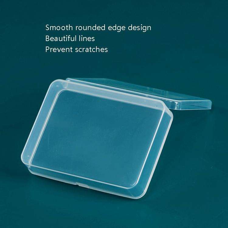 10 PCS Rectangular PP Plastic Box Transparent Packaging Box With Cover Plastic Parts Hardware Too...